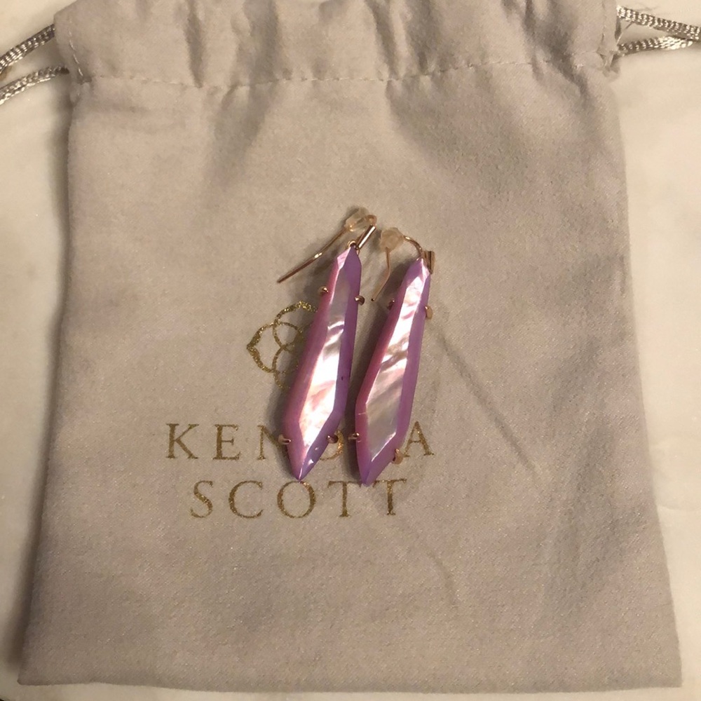 Kendra Scott Amethyst Earrings